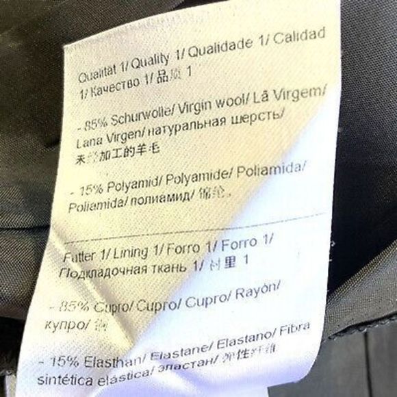 Escada Skirt Women’s EU 32 US 0 Black Wool Houndstooth Pencil Preppy Ladies - Picture 11 of 13